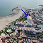 Mom' Blue Paradise Front De 61 M2 Cap'diem 3 étoiles - Idéal Pour Un De 15j Ou ! 3 Clim, Wifi, Lit 160 - 4è Ascenseur, Parking, Piscine, Pétanque, Ping-pong - Pistes Cyclables - Golf&tennis à 10 Mn * Agde