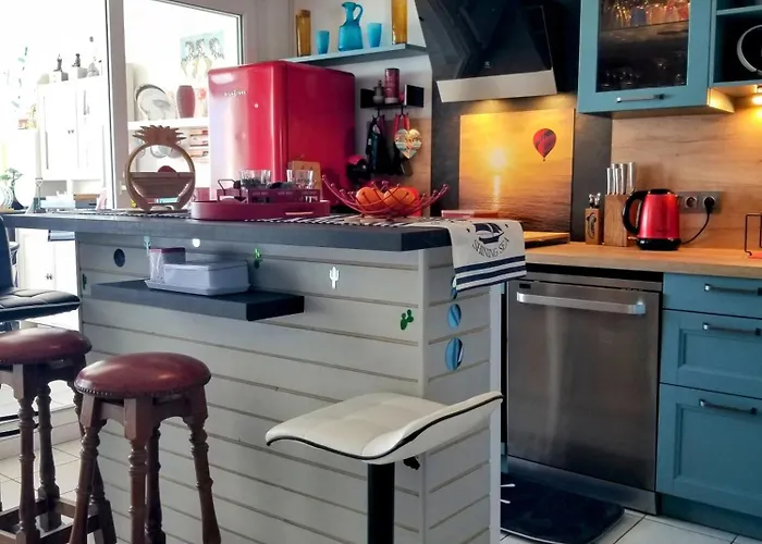 Apartment Mom' Blue Paradise Front De 3 Etoiles 61 M2 Cap'diem 3 Clim - Ideal Pr Un Sejour De 15j Ou ! Wifi, Lit 160 - 4e Ascenseur, Parking, Piscine, Petanque, Ping-pong - Pistes Cyclables - Golf & Tennis A 10 Mn Agde