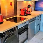 Mom' Blue Paradise Front De 3 Etoiles 61 M2 Cap'diem 3 Clim - Ideal Pr Un Sejour De 15j Ou ! Wifi, Lit 160 - 4e Ascenseur, Parking, Piscine, Petanque, Ping-pong - Pistes Cyclables - Golf & Tennis A 10 Mn Апартаменти Агд