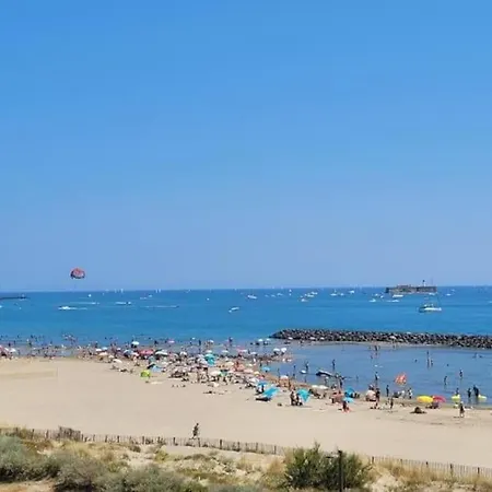 Mom' Blue Paradise Front De 3 Etoiles 61 M2 Cap'diem 3 Clim - Ideal Pr Un Sejour De 15j Ou ! Wifi, Lit 160 - 4e Ascenseur, Parking, Piscine, Petanque, Ping-pong - Pistes Cyclables - Golf & Tennis A 10 Mn Agde
