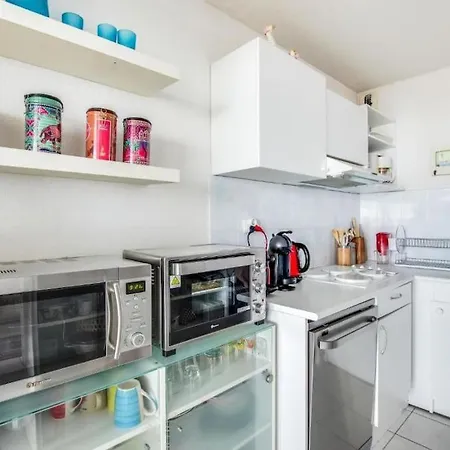 Mom' Blue Paradise Front De 61 M2 Cap'diem 3 étoiles - Idéal Pour Un De 15j Ou ! 3 Clim, Wifi, Lit 160 - 4è Ascenseur, Parking, Piscine, Pétanque, Ping-pong - Pistes Cyclables - Golf&tennis à 10 Mn Apartamento *