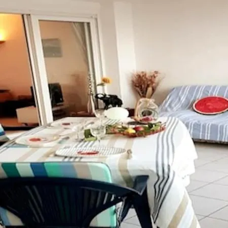 Mom' Blue Paradise Front De 61 M2 Cap'diem 3 étoiles - Idéal Pour Un De 15j Ou ! 3 Clim, Wifi, Lit 160 - 4è Ascenseur, Parking, Piscine, Pétanque, Ping-pong - Pistes Cyclables - Golf&tennis à 10 Mn Agde