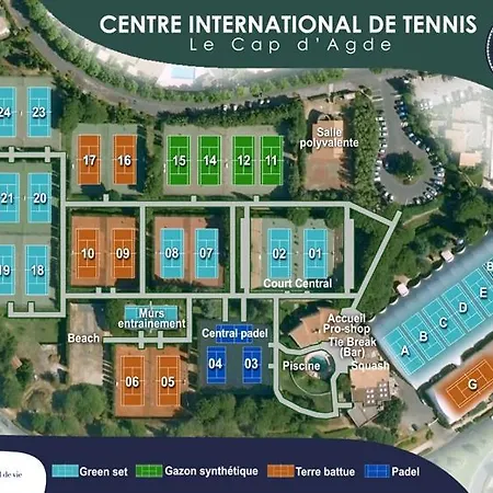 Apartamento Mom' Blue Paradise Front De 61 M2 Cap'diem 3 étoiles - Idéal Pour Un De 15j Ou ! 3 Clim, Wifi, Lit 160 - 4è Ascenseur, Parking, Piscine, Pétanque, Ping-pong - Pistes Cyclables - Golf&tennis à 10 Mn