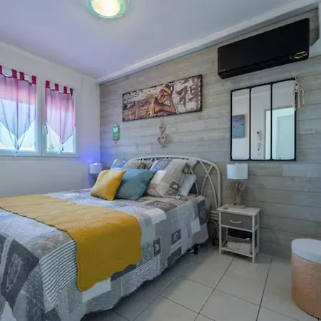 Mom' Blue Paradise Front De 61 M2 Cap'diem 3 étoiles - Idéal Pour Un De 15j Ou ! 3 Clim, Wifi, Lit 160 - 4è Ascenseur, Parking, Piscine, Pétanque, Ping-pong - Pistes Cyclables - Golf&tennis à 10 Mn Appartement Agde