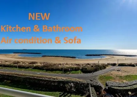 Mom' Blue Paradise Front De 3 Etoiles 61 M2 Cap'diem 3 Clim - Ideal Pr Un Sejour De 15j Ou ! Wifi, Lit 160 - 4e Ascenseur, Parking, Piscine, Petanque, Ping-pong - Pistes Cyclables - Golf & Tennis A 10 Mn