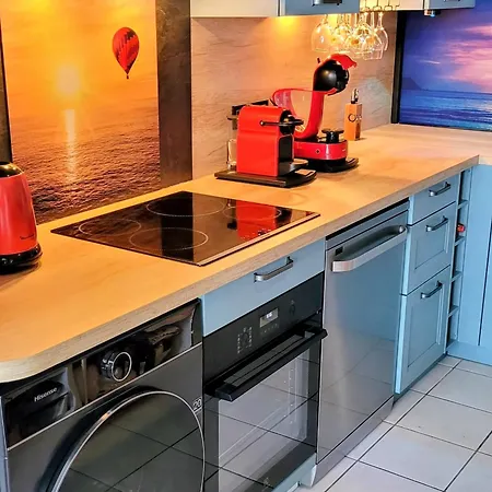 Mom' Blue Paradise Front De 3 Etoiles 61 M2 Cap'diem 3 Clim - Ideal Pr Un Sejour De 15j Ou ! Wifi, Lit 160 - 4e Ascenseur, Parking, Piscine, Petanque, Ping-pong - Pistes Cyclables - Golf & Tennis A 10 Mn Lägenhet Agde