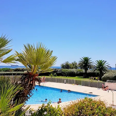 Appartement Renove Front De Mer 61 M2 Vue Directe Du 4Eme Blue Paradise Cap'Diem 3 Clim - Ideal Pour Un Sejour De 7 J Ou Plus Wifi, Lit 160 - Ascenseur Parking Piscine Petanque Ping-Pong - Plage De Rochelongue Pistes Cyclables - Golf & Tennis A 10 Mn
