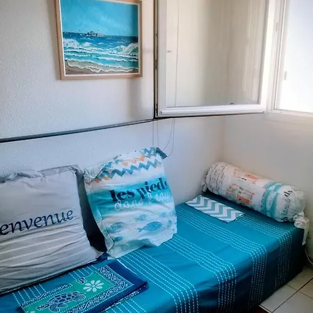 Apartmán Appartement Renove Front De Mer 61 M2 Vue Directe Du 4Eme Blue Paradise Cap'Diem 3 Clim - Ideal Pour Un Sejour De 7 J Ou Plus Wifi, Lit 160 - Ascenseur Parking Piscine Petanque Ping-Pong - Plage De Rochelongue Pistes Cyclables - Golf & Tennis A 10 Mn *