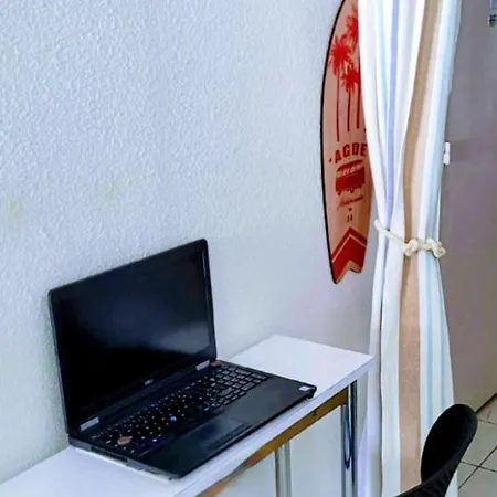 Mom' Blue Paradise Front De 3 Etoiles 61 M2 Cap'diem 3 Clim - Ideal Pr Un Sejour De 15j Ou ! Wifi, Lit 160 - 4e Ascenseur, Parking, Piscine, Petanque, Ping-pong - Pistes Cyclables - Golf & Tennis A 10 Mn Lägenhet Agde