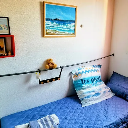 Appartement Renove Front De Mer 61 M2 Vue Directe Du 4Eme Blue Paradise Cap'Diem 3 Clim - Ideal Pour Un Sejour De 7 J Ou Plus Wifi, Lit 160 - Ascenseur Parking Piscine Petanque Ping-Pong - Plage De Rochelongue Pistes Cyclables - Golf & Tennis A 10 Mn Apartmán *