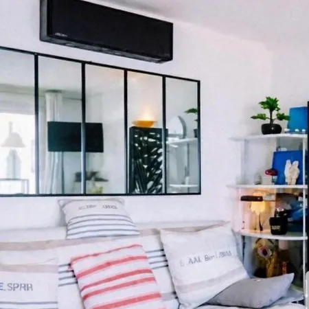 Appartement Renove Front De Mer 61 M2 Vue Directe Du 4Eme Blue Paradise Cap'Diem 3 Clim - Ideal Pour Un Sejour De 7 J Ou Plus Wifi, Lit 160 - Ascenseur Parking Piscine Petanque Ping-Pong - Plage De Rochelongue Pistes Cyclables - Golf & Tennis A 10 Mn Apartmán *