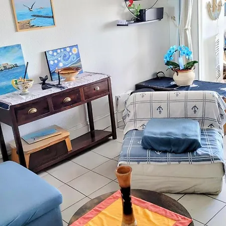 Mom' Blue Paradise Front De 3 Etoiles 61 M2 Cap'diem 3 Clim - Ideal Pr Un Sejour De 15j Ou ! Wifi, Lit 160 - 4e Ascenseur, Parking, Piscine, Petanque, Ping-pong - Pistes Cyclables - Golf & Tennis A 10 Mn *