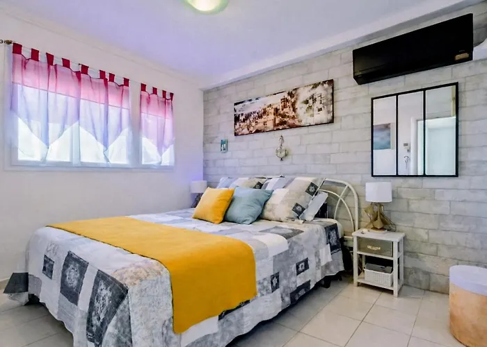 Mom' Blue Paradise Front De 61 M2 Cap'diem 3 étoiles - Idéal Pour Un De 15j Ou ! 3 Clim, Wifi, Lit 160 - 4è Ascenseur, Parking, Piscine, Pétanque, Ping-pong - Pistes Cyclables - Golf&tennis à 10 Mn Appartement