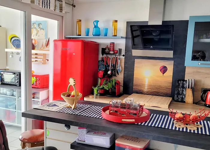 Appartamento Mom' Blue Paradise Front De 61 M2 Cap'diem 3 étoiles - Idéal Pour Un De 15j Ou ! 3 Clim, Wifi, Lit 160 - 4è Ascenseur, Parking, Piscine, Pétanque, Ping-pong - Pistes Cyclables - Golf&tennis à 10 Mn Agde