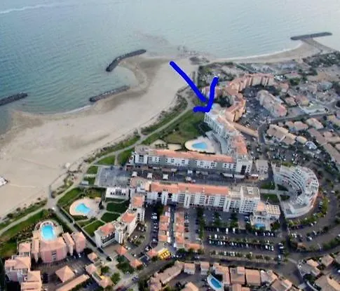 Mom' Blue Paradise Front De 61 M2 Cap'diem 3 étoiles - Idéal Pour Un De 15j Ou ! 3 Clim, Wifi, Lit 160 - 4è Ascenseur, Parking, Piscine, Pétanque, Ping-pong - Pistes Cyclables - Golf&tennis à 10 Mn * Agde
